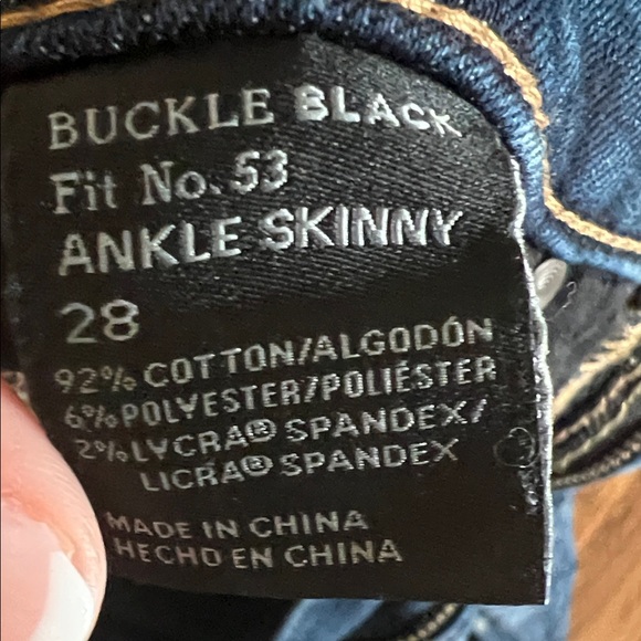 Buckle Black Fit No 53 Ankle Skinny - Picture 2 of 13